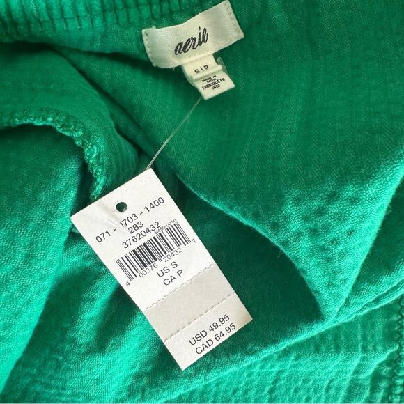 NWT Aerie Corduroy Micro Mini Skirt in Kelly Green-Size Small - Picture 6 of 10